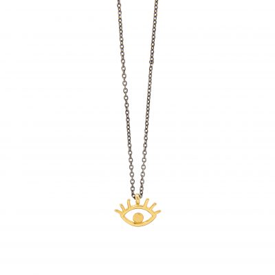 Eyelashes Necklace - 