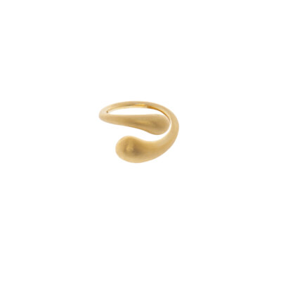 Ruffles Earrings Gold - 