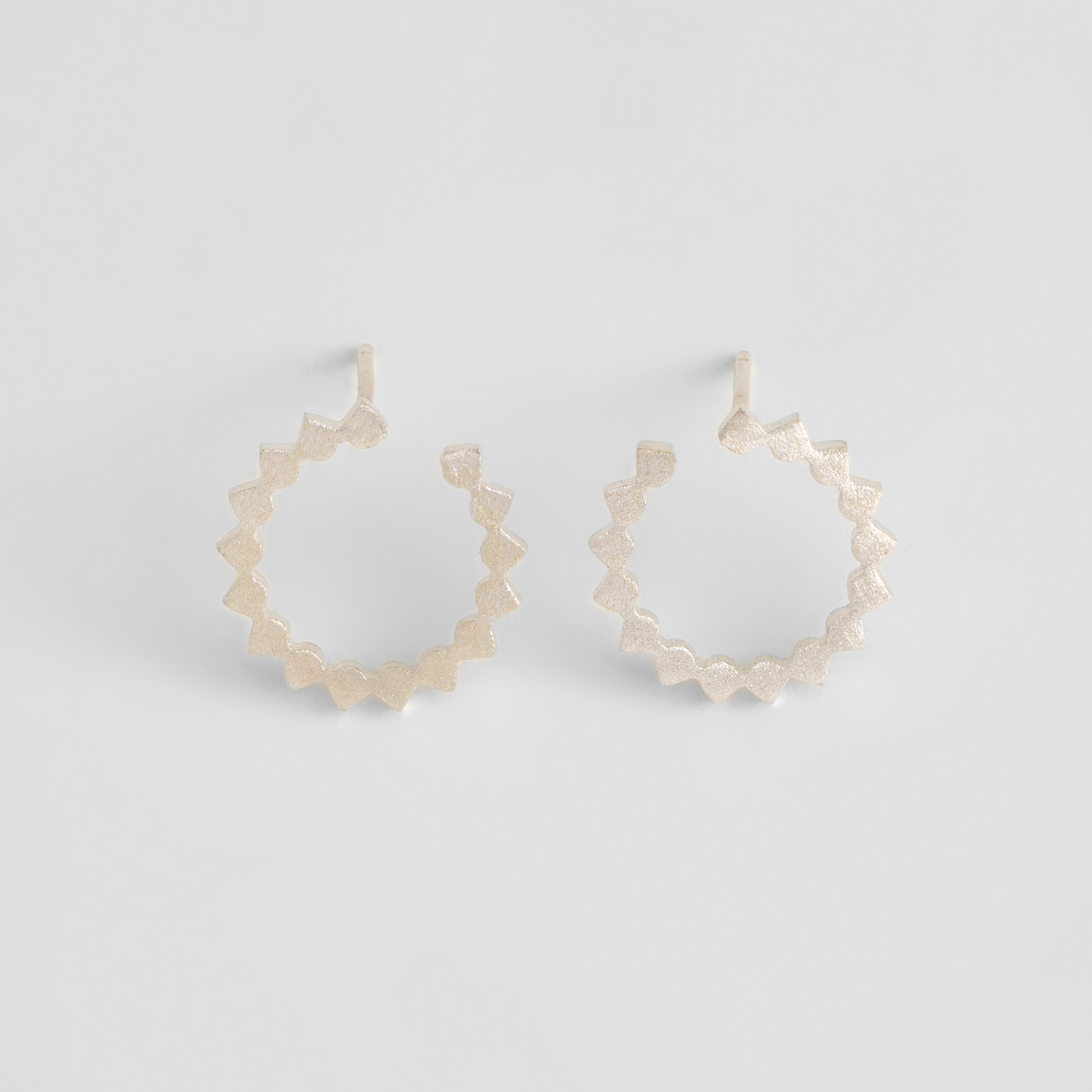 Bouquet Silver Earrings - 