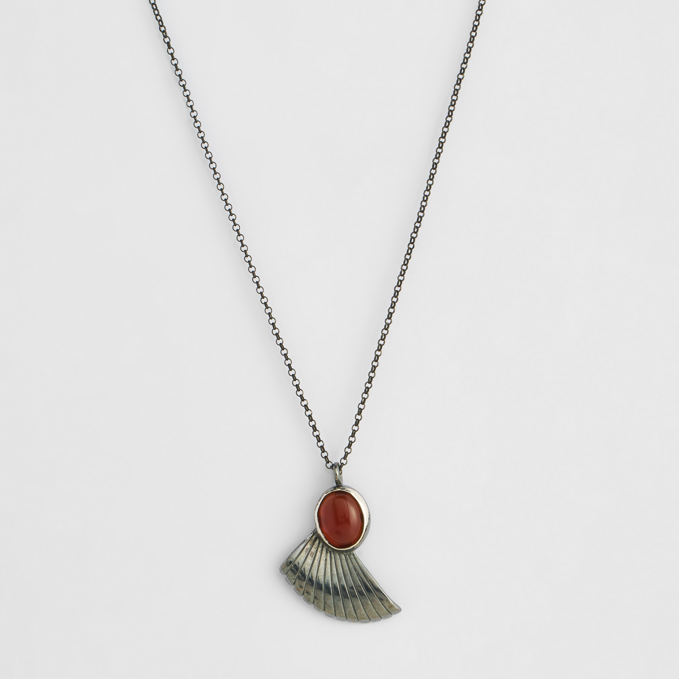 Hermes Burgundy Necklace - 