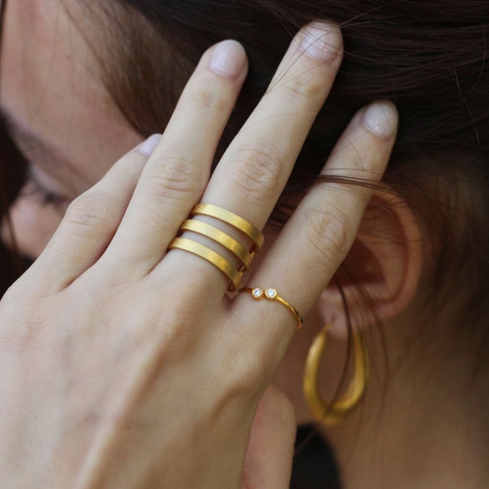 Kassandra & Double Stone Rings - 